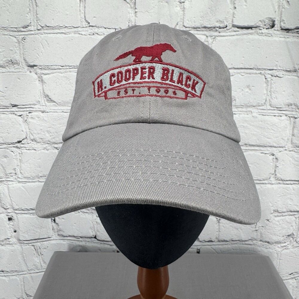 H. Cooper Black State Park South Carolina Hat Gray Adjustable Strapback Cap